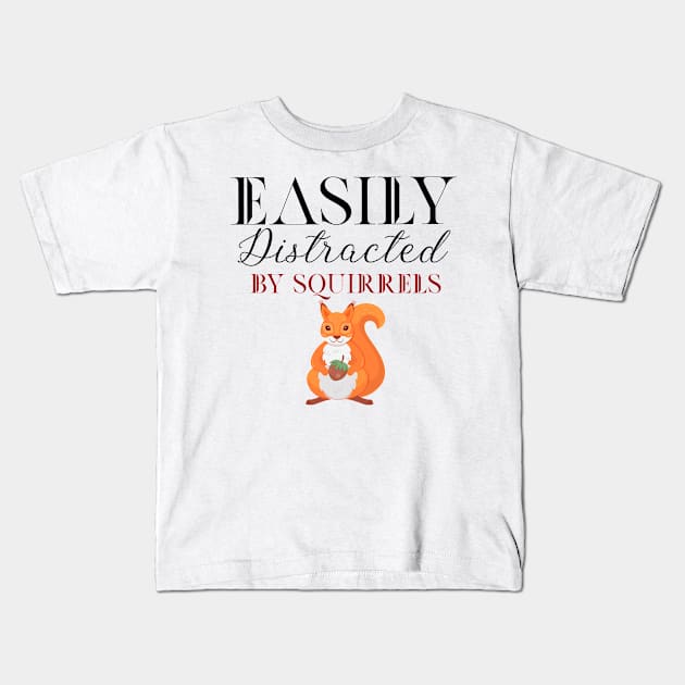 squirrels Kids T-Shirt by Design stars 5